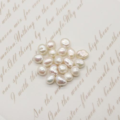 Žádné díry kultivované sladkovodní perle, Sladkovodní Pearl, Baroko, DIY & bez otvoru, smíšené barvy, 7-8mm, Prodáno By PC