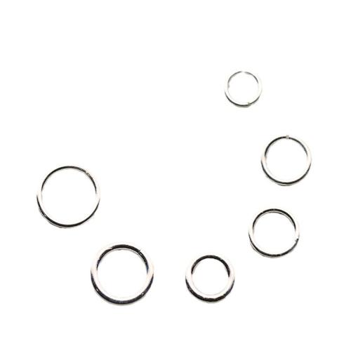 925 sterling silver Länkning ring, DIY & olika storlek för val & olika stilar för val, Säljs av PC