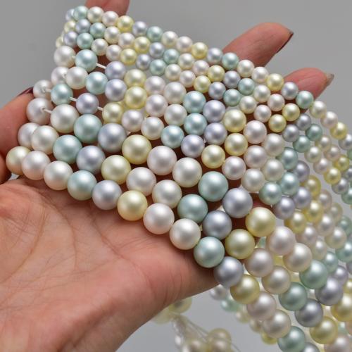 Glass Pearl Helmet, Lasihelmet, tee-se-itse, enemmän värejä valinta, 6-10mm, Myyty Per 38 cm Strand
