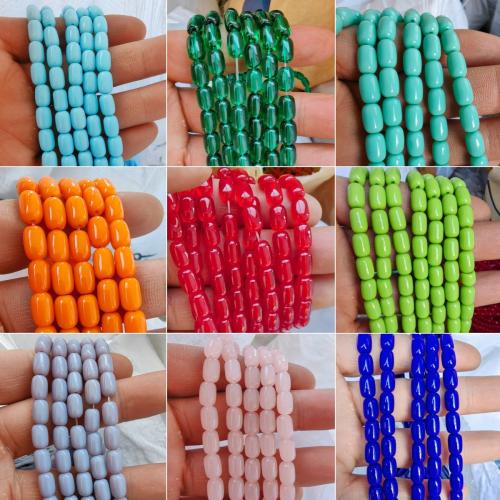 Crystal Pärlor, Kristall, guldfärg pläterade, DIY, fler färger för val, 60x90mm, 10Strands/Bag, 40PC/Strand, Säljs av Bag