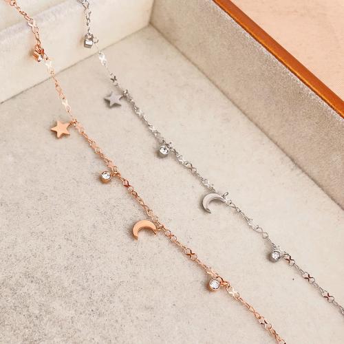 Nůž z nerezové oceli, 304 Stainless Steel, á, módní šperky & pro ženy & s drahokamu, více barev na výběr, Prodáno By PC