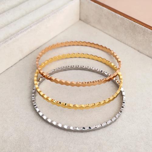 Bracelet en acier inoxydable, Acier inoxydable 304, Placage, bijoux de mode & pour femme, plus de couleurs à choisir, Vendu par PC