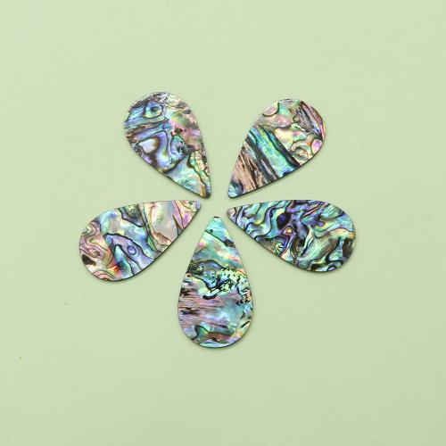 Wisior z powłoki, Muszla Abalone, Łezka, DIY, mieszane kolory, sprzedane przez PC