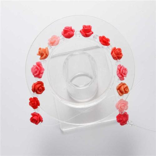 Pryskyřice šperky Korálky, s Umělá hmota, DIY, smíšené barvy, 10.3*8.2mm-9*5.8mm, Prodáno za 17.5 cm Strand
