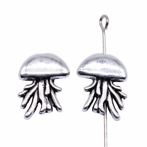 Zinc Alloy Animal Pendants plated DIY antique silver color Sold By Bag