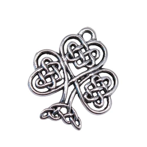 Zinc Alloy Hollow Pendants Tree plated DIY antique silver color Sold By Bag