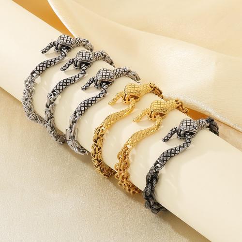 Bracelet d'acier titane, Placage de couleur d'or, bijoux de mode, plus de couleurs à choisir, Vendu par PC