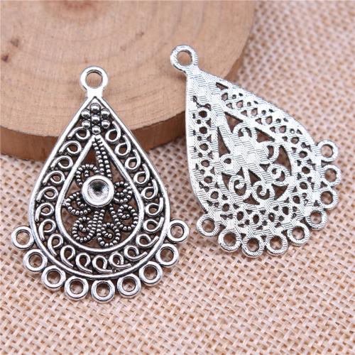 Zink Alloy Connector, Dropp, plated, DIY & ihålig, fler färger för val, Säljs av PC