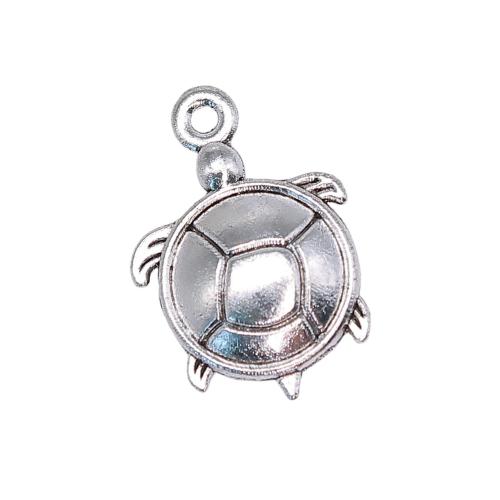 Zinc Alloy Animal Pendants plated DIY antique silver color Sold By Bag