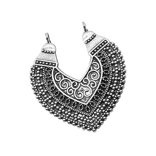 Zink Alloy Hjärta Hängen, plated, DIY, Säljs av PC