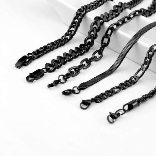 Acier titane bracelet, Placage, unisexe & styles différents pour le choix, Vendu par PC