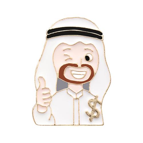 smalt Brož, Zinek, unisex & různé styly pro výběr, zlatý, Prodáno By PC