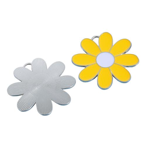 Zink legering emalj hängen, Zink Alloy, Blomma, DIY, fler färger för val, Säljs av PC