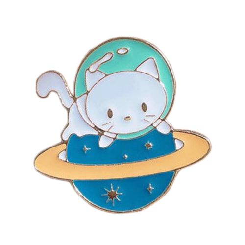 smalt Brož, Zinek, Kočka, unisex & různé styly pro výběr, zlatý, Prodáno By PC