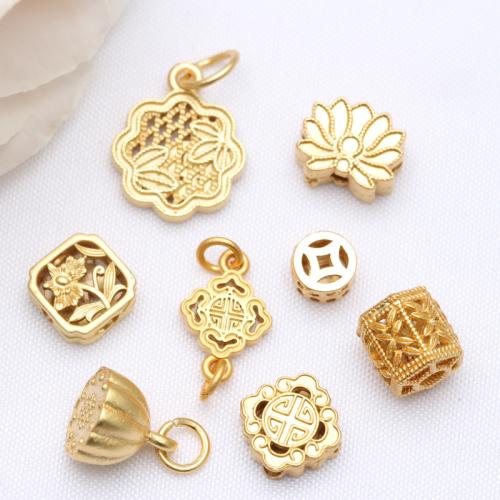 Mosiężne koraliki, Mosiądz, DIY & różne style do wyboru, sprzedane przez PC