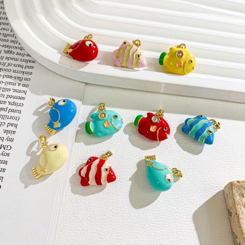 Mosaz Šperky Přívěsky, á, DIY & smalt, více barev na výběr, nikl, olovo a kadmium zdarma, 15x19x8.80mm, Prodáno By PC