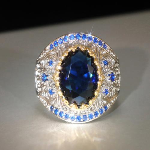 Brass prst prsten, Mosaz, s Sklo, á, různé velikosti pro výběr & pro ženy & dva tón, Prodáno By PC