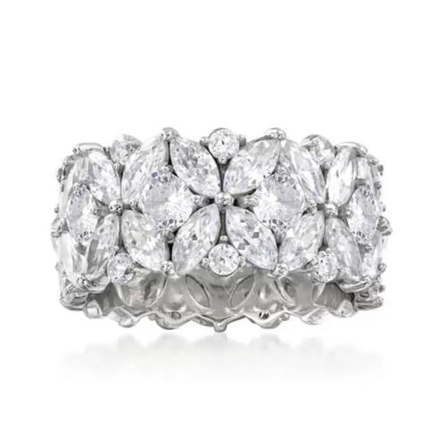 Krychlový Circonia Micro vydláždit mosazný prsten, Mosaz, různé velikosti pro výběr & micro vydláždit kubické zirkony & pro ženy, Prodáno By PC