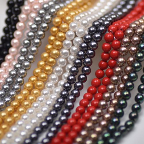 Coirníní Shell Farraige Theas, Shell Pearl, DIY, dathanna níos mó le haghaidh rogha, 4-10mm, Díolta Per 40 cm Snáithe