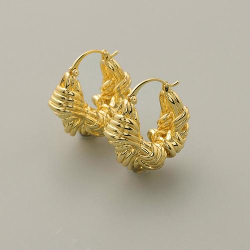 Laiton Leverback boucle d'oreille, Placage, bijoux de mode & pour femme, Vendu par paire