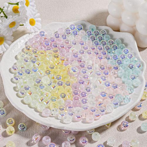 Pryskyřice šperky Korálky, barva pozlacený, DIY, více barev na výběr, 7x8mm, Otvor:Cca 1.5mm, 30PC/Bag, Prodáno By Bag