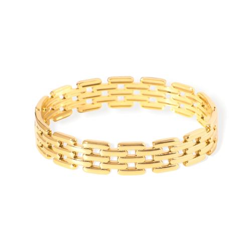 Bracelet en acier inoxydable, Acier inoxydable 304, Placage, styles différents pour le choix & pour femme & creux, Vendu par PC