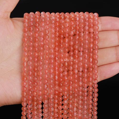 Természetes vörös achát gyöngyök, Yunnan vörös achát, Kerek, csiszolt, DIY & különböző méretű a választás, Által értékesített Strand