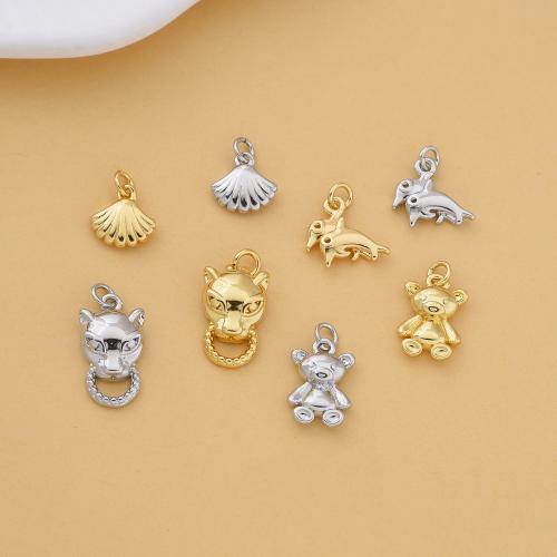 Brass Jewelry Pendants plated DIY nickel lead & cadmium free Sold By Bag