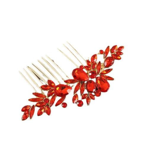 Dekoratív Hair Combs, Cink ötvözet, -val Műanyag, a nő, több színt a választás, Által értékesített PC