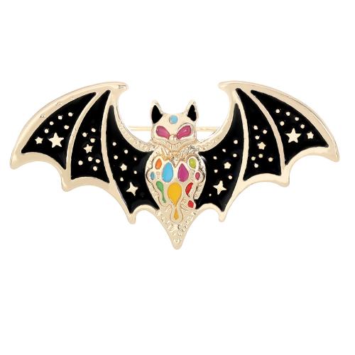 smalt Brož, Zinek, Netopýr, á, unisex, zlatý, Prodáno By PC