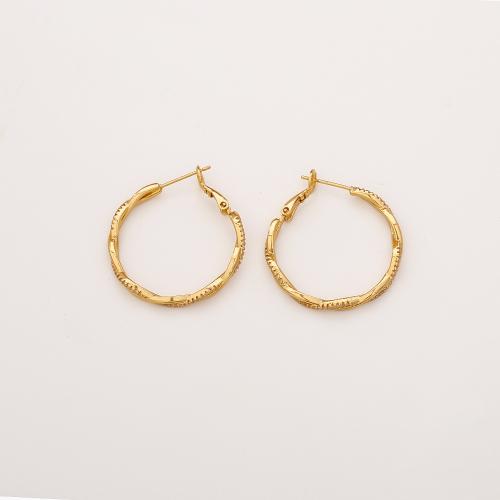 Mässing Öronring, plated, mode smycken & för kvinna, fler färger för val, Säljs av Par