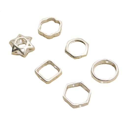 925 Sterling Silver Pärlor, DIY & olika stilar för val, Säljs av PC