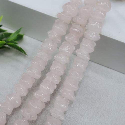 Gemstone Smycken Pärlor, Natursten, Bear, DIY, fler färger för val, 12x16mm, Såld Per 38 cm Strand