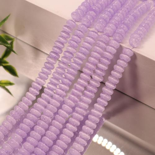 Cats Eye Smycken Pärlor, DIY, fler färger för val, 3x6mm, Såld Per 38 cm Strand