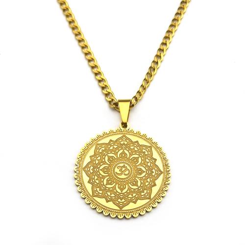 Nerezová ocel šperky náhrdelník, 304 Stainless Steel, módní šperky & pro muže, více barev na výběr, Prodáno By PC