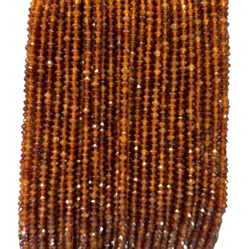 Gemstone Smycken Pärlor, Natursten, DIY, fler färger för val, 2x3mm, Såld Per 38 cm Strand