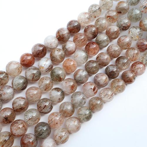 Round Crystal Pärlor, DIY, blandade färger, Såld Per 38 cm Strand