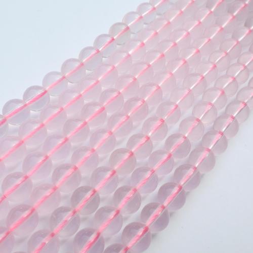 Korálky přírodní Rose Quartz, DIY, smíšené barvy, Prodáno za 38 cm Strand