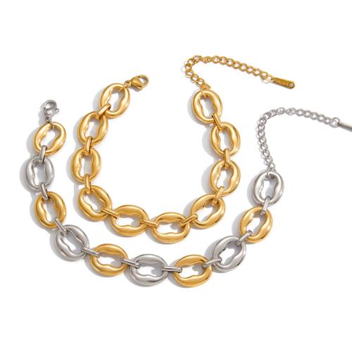 Bijoux bracelet en acier inoxydable, Acier inoxydable 304, Placage, bijoux de mode & styles différents pour le choix & pour femme, plus de couleurs à choisir, Vendu par PC