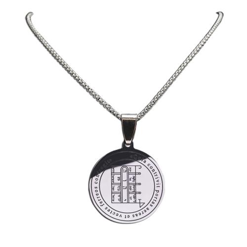 Nerezová ocel šperky náhrdelník, 304 Stainless Steel, módní šperky & unisex, stříbro, Prodáno By PC