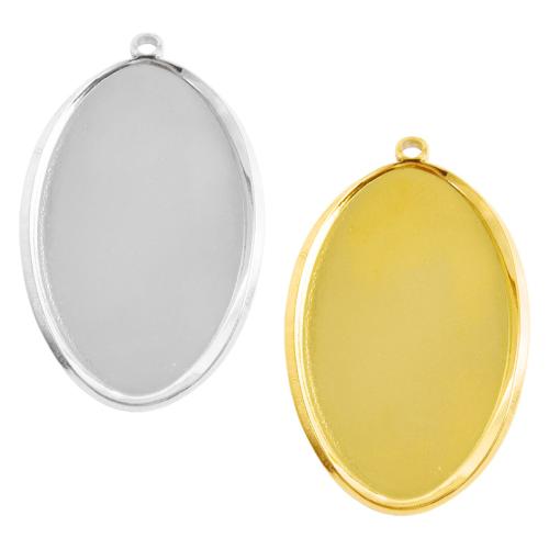 Rostfritt Stål hänge Inställning, 304 rostfritt stål, plated, DIY, fler färger för val, 10PC/Bag, Säljs av Bag