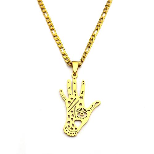 Stainless Steel Jewelry Necklace 304 Stainless Steel plated fashion jewelry & for woman & hollow Sold By PC