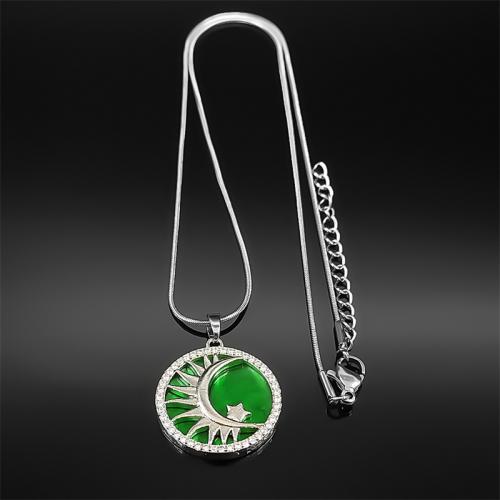 Collier en laiton cubique Zircon Micro Pave, avec Acrylique, Placage, bijoux de mode & pavé de micro zircon & pour femme, argent, Vendu par PC