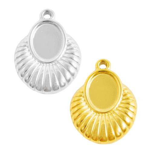 Rostfritt Stål hänge Inställning, 304 rostfritt stål, plated, DIY, fler färger för val, 10PC/Bag, Säljs av Bag