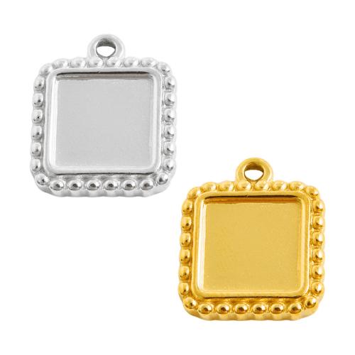 Rostfritt Stål hänge Inställning, 304 rostfritt stål, plated, DIY, fler färger för val, 10PC/Bag, Säljs av Bag