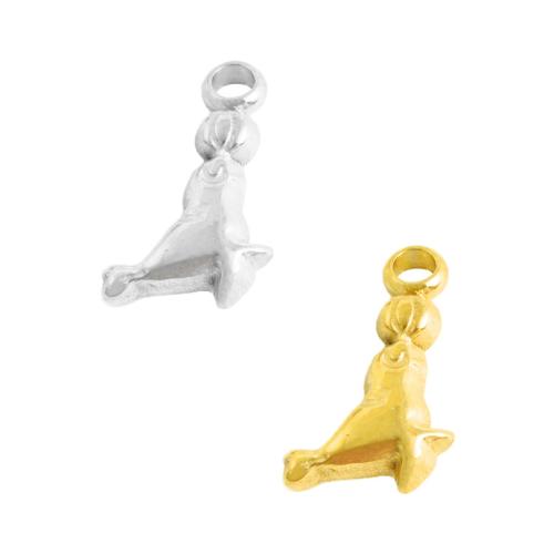 Stainless Steel Animal Pendants 304 Stainless Steel Bird plated DIY Sold By Bag