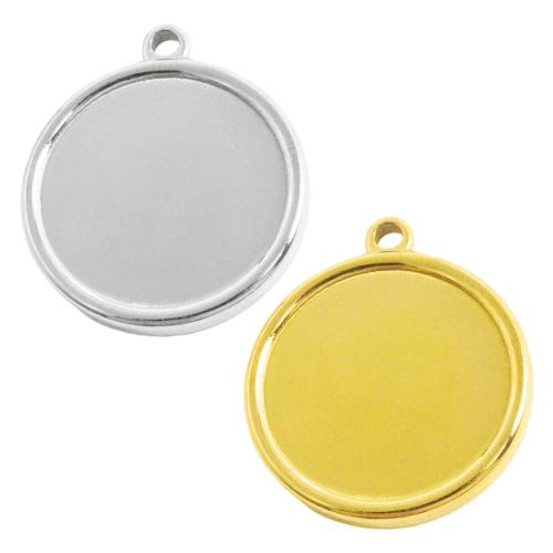 Rostfritt Stål hänge Inställning, 304 rostfritt stål, plated, DIY, fler färger för val, 10PC/Bag, Säljs av Bag