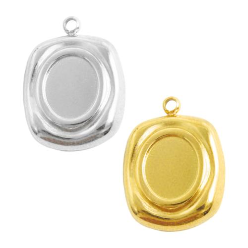 Rostfritt Stål hänge Inställning, 304 rostfritt stål, plated, DIY, fler färger för val, 10PC/Bag, Säljs av Bag