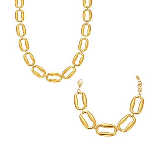 Stainless Steel smycken Ställer, Titan Stål, Rektangel, polerad, mode smycken & olika stilar för val & för kvinna, fler färger för val, Säljs av PC