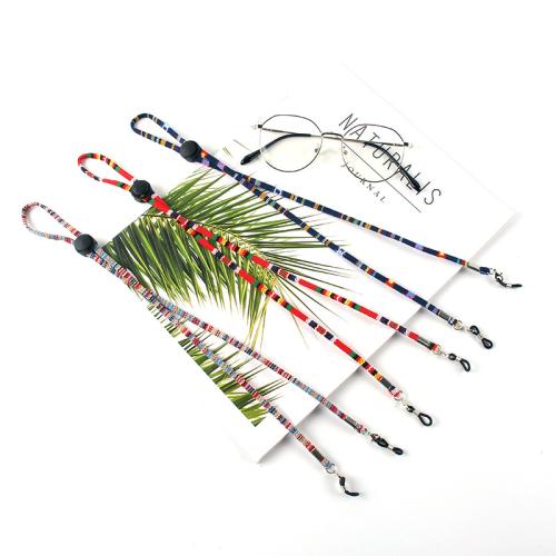 Polyester och Bomull Glasögon Anti-skidding Rep, DIY, fler färger för val, 700x10x10mm, Längd 70 cm, 2PC/Bag, Säljs av Bag